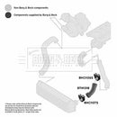 Borg & Beck Turbo Hose Part No -BTH1318