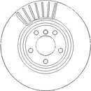 Disctech Brake Disc - Fits Abarth, Bmw - ABD3374 - Rear Axle