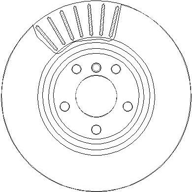 Disctech Brake Disc - Fits Abarth, Bmw - ABD3374 - Rear Axle