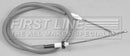 First Line Brake Cable- RH Rear - FKB2609 fits Renault Clio (-ABS) 8/00-