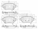 Borg & Beck Rear Brake Pad Set -BBP2601