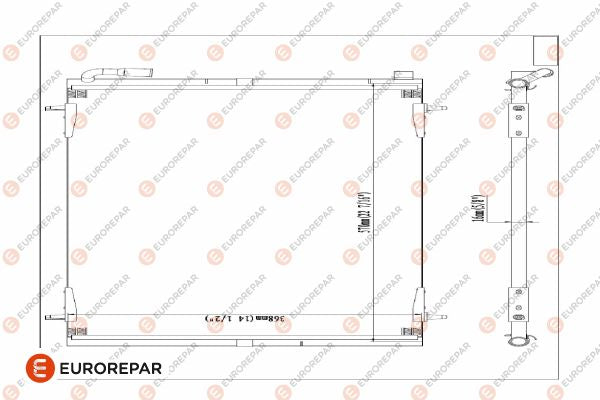 Eurorepar Air Conditioning Condenser - 1610161180