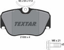 Textar Brake Pad Set - 2105503
