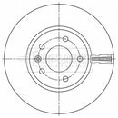 Borg & Beck Brake Disc Single Part No -BBD6193S