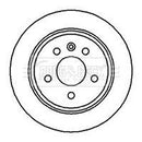 Borg & Beck Brake Disc Pair Part No -BBD4148
