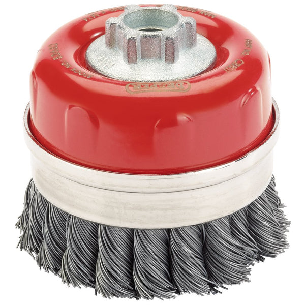 Draper Expert Twist Knot Wire Cup Brush, 80mm, M14