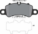Textar Brake Pad Set - 2598301