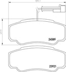 Mintex Brake Pad Set fits -Nissan MDB2918 (also fits other vehicles)