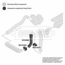 Borg & Beck Turbo Hose Part No -BTH1188