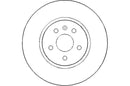 Disctech Brake Disc - Fits Bmw, Chevrolet - ABD2601 - Front Axle