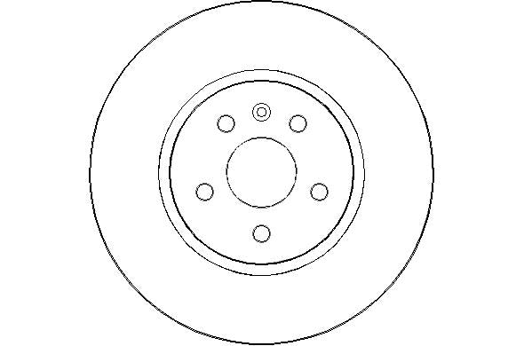 Disctech Brake Disc - Fits Bmw, Chevrolet - ABD2601 - Front Axle