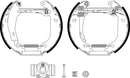 Mintex Brake Shoe Kits fits -Renault MSP216 (also fits other vehicles)