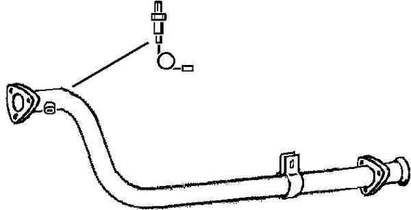 Klarius 301466 - Front Pipe For Cat  - Fits Volvo 940 2.0i,2.3i