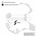 Borg & Beck Turbo Hose Part No -BTH1410