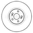 Borg & Beck Brake Disc Single Part No -BBD5764S