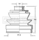 First Line Cv Joint Boot Kit Part No -FCB2048
