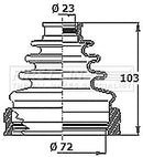 First Line Cv Joint Boot Kit Part No -FCB6403