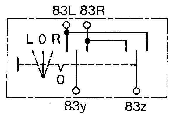 Bosch Window Lift Switch Part No - 0343302003