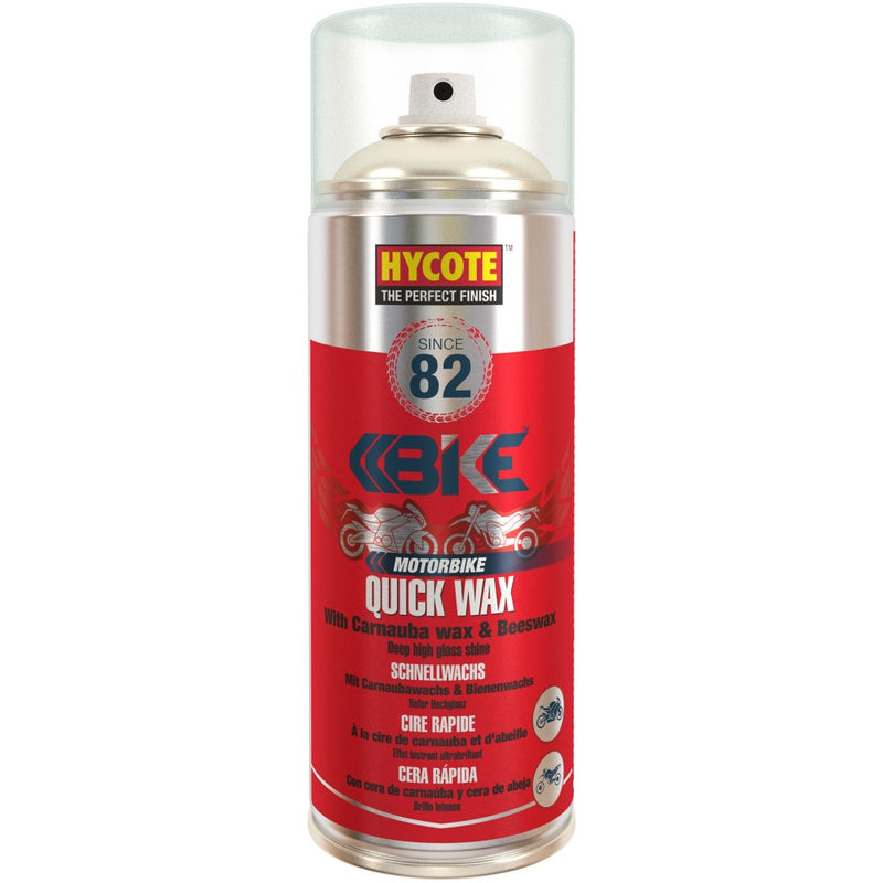 Hycote Motorbike Quick Wax Polish with Carnauba Wax & Beeswax - 400ml