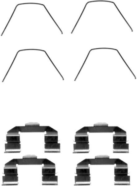 Textar Brake Pad Fitting Kit - 82507100