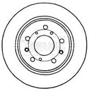 Borg & Beck Brake Disc Pair Part No -BBD4778