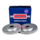 Borg & Beck Brake Disc Pair Part No -BBD4641