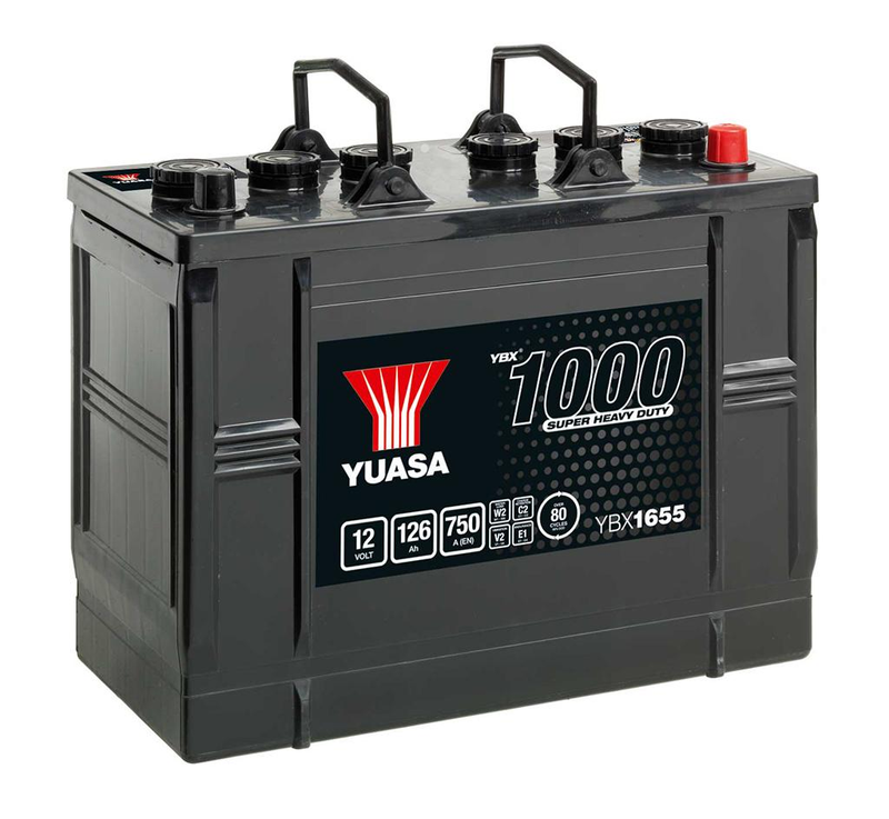 Yuasa YBX1655 Super Heavy Duty Battery - 1655