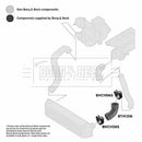 Borg & Beck Turbo Hose Part No -BTH1316