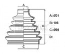 Borg & Beck Cv Joint Boot Kit Part No -BCB6409