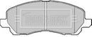 Borg & Beck Front Brake Pad Set -BBP2173