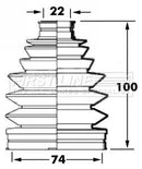 First Line Cv Joint Boot Kit Part No -FCB6015