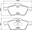 Mintex Brake Pad & Disc Kit fits -Mini MDK0182 (also fits other vehicles)