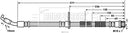 Borg & Beck Brake Hose Part No -BBH7634