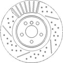 Disctech Brake Disc - Fits Bmw - ABD4076 - Rear Axle Left