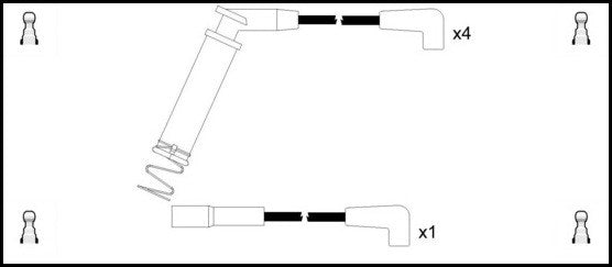 ElectroSpark Ignition Lead Set - OEK040