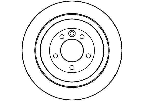 Disctech Brake Disc - Fits Alfa romeo, Land rover - ABD2883 - Front Axle