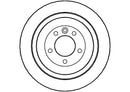 Disctech Brake Disc - Fits Alfa romeo, Land rover - ABD2883 - Front Axle
