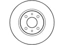 Disctech Brake Disc - Fits Alfa romeo, Audi - ABD3216 - Front Axle