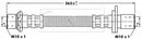 Borg & Beck Brake Hose Part No -BBH6855