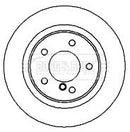 Borg & Beck Brake Disc Pair Part No -BBD4677