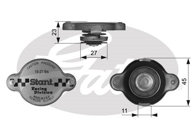 Gates Radiator Cap - RC10361