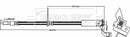 Borg & Beck Brake Hose Part No -BBH8481