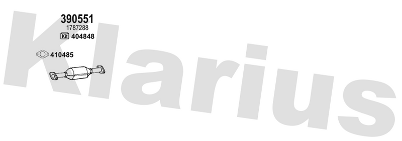 Klarius 390551 - Diesel Particulate Filter  - Fits Ford Kuga 2.0TDCi