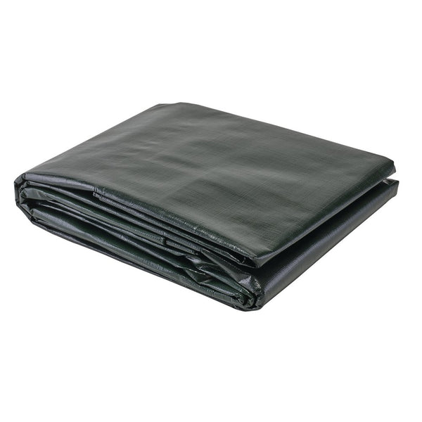 Heavy-Duty Polyethylene Tarpaulin, 4 x 6m, Green