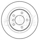 Key Parts Brake Disc Pair Part No -KBD4466