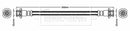 Borg & Beck Brake Hose Part No -BBH8084