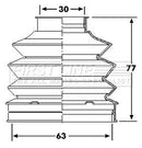 First Line Cv Joint Boot Kit Part No -FCB6195