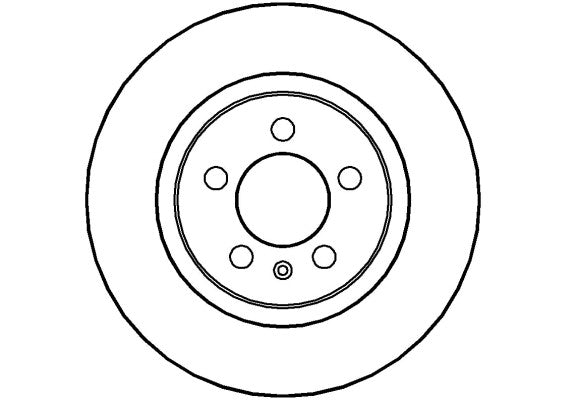 Disctech Brake Disc - Fits Daihatsu, Seat - ABD3472 - Front Axle