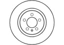 Disctech Brake Disc - Fits Daihatsu, Seat - ABD3472 - Front Axle