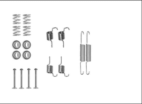 Textar Brake Shoe Fitting Kit - 97042600